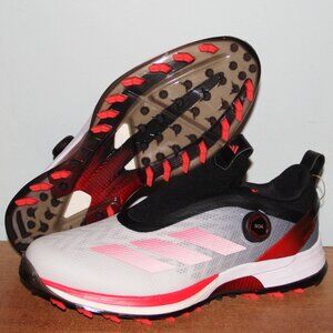 Adidas Adizero ZG BOA Spikeless Golf Shoes Mens 11 White Black Red